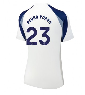 Tottenham Hotspur Pedro Porro #23 Replika Hjemmebanetrøje Dame 2025-26 Kortærmet